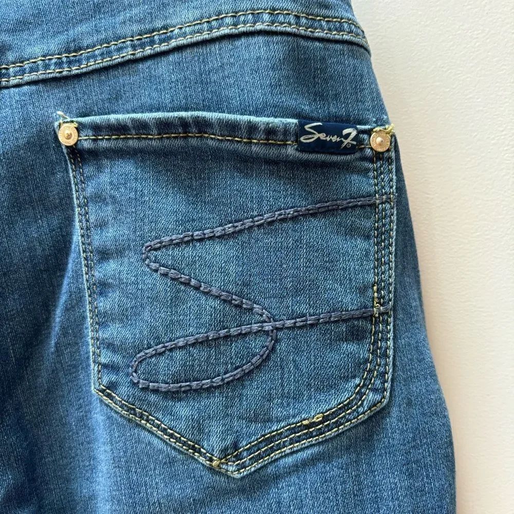 Seven7 Highrise Tummyless Skinny jeans woman’s size‎ 10 - Picture 7 of 9